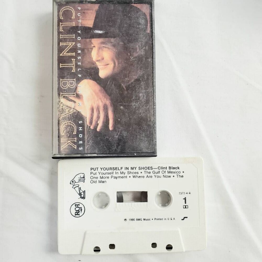 Clint Black Put Yourself In My Shoes Cassette 1990 RCA